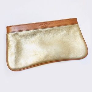 Kate Spade Gold Wristlet Pouch